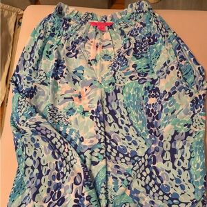 NWOT Lilly Pulitzer long sleeve blouse size L